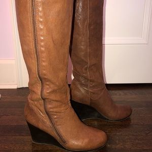 Kenneth Cole Reaction Brown Heeled Boots